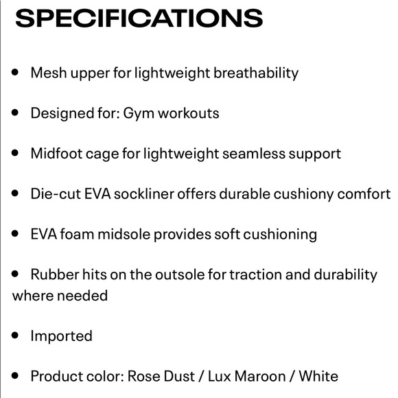 SOLD Size 8 Reebok Lightweight Training Shoes - Picture 13 of 13